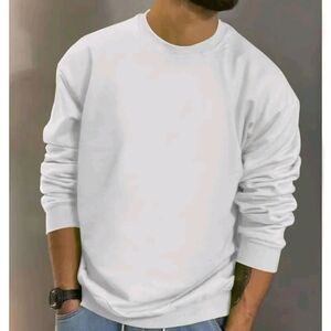 Classic White Men's Sweatshirt